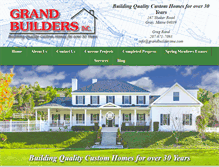 Tablet Screenshot of grandbuildersme.com